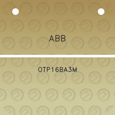 abb-otp16ba3m