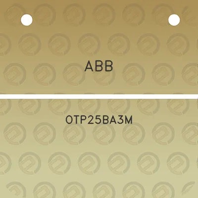 abb-otp25ba3m