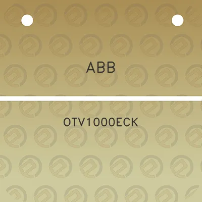 abb-otv1000eck