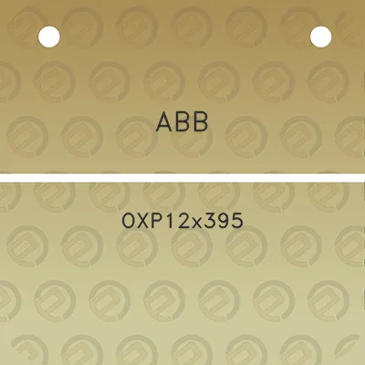 abb-oxp12x395