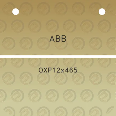 abb-oxp12x465