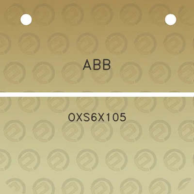 abb-oxs6x105