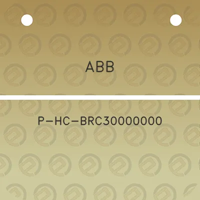 abb-p-hc-brc30000000