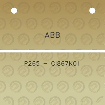 abb-p265-ci867k01