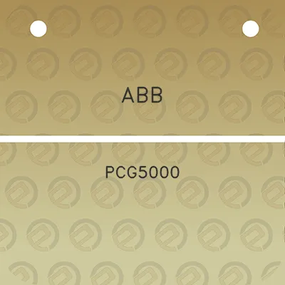 abb-pcg5000