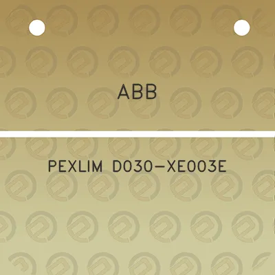 abb-pexlim-d030-xe003e