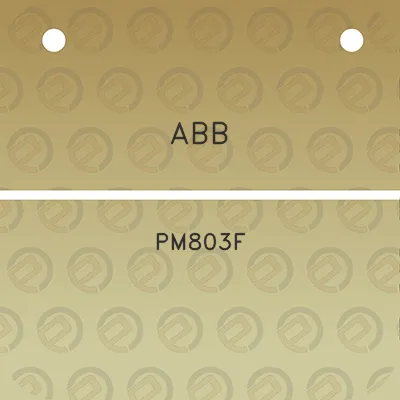 abb-pm803f