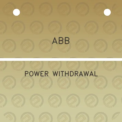 abb-power-withdrawal