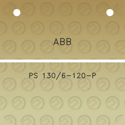 abb-ps-1306-120-p