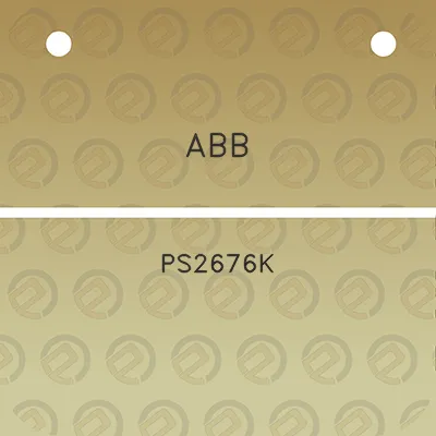 abb-ps2676k