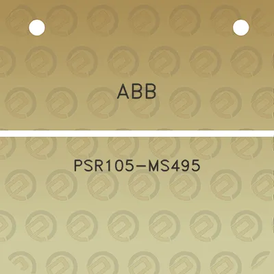 abb-psr105-ms495