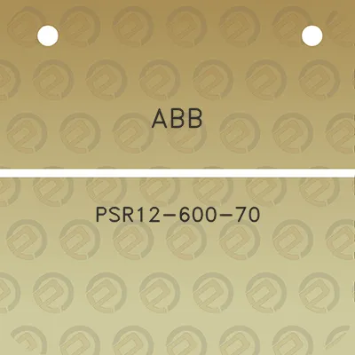 abb-psr12-600-70