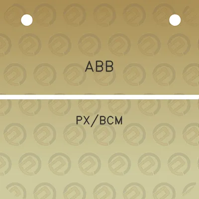 abb-pxbcm