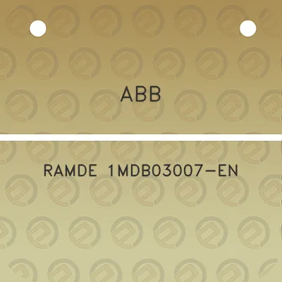 abb-ramde-1mdb03007-en