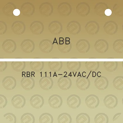 abb-rbr-111a-24vacdc