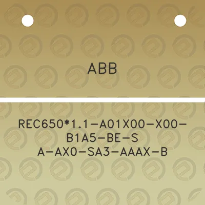 abb-rec65011-a01x00-x00-b1a5-be-s-a-ax0-sa3-aaax-b