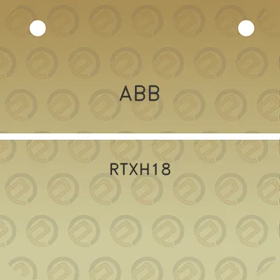 abb-rtxh18