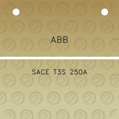 abb-sace-t3s-250a