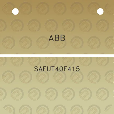 abb-safut40f415