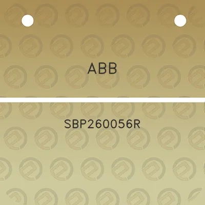 abb-sbp260056r