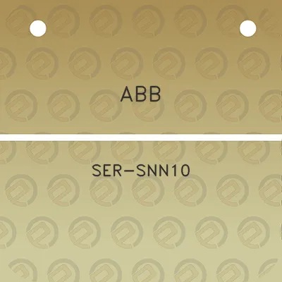 abb-ser-snn10