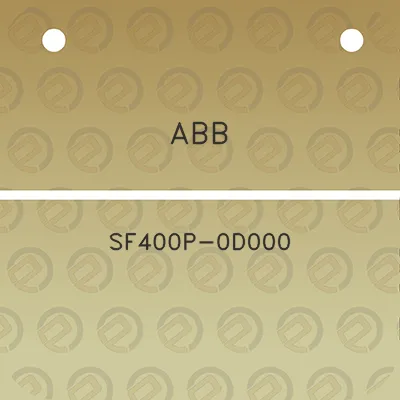 abb-sf400p-0d000