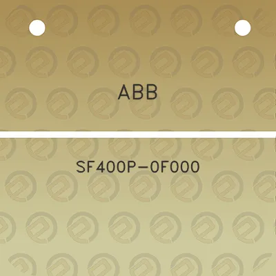 abb-sf400p-0f000