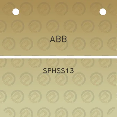 abb-sphss13