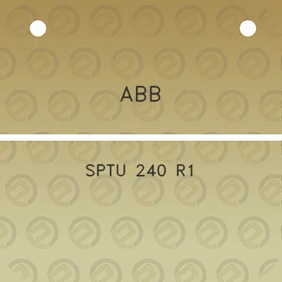 abb-sptu-240-r1