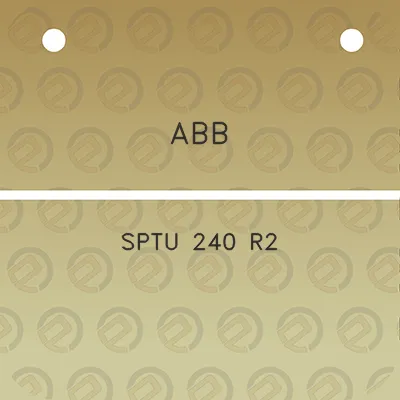 abb-sptu-240-r2