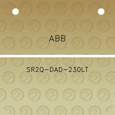 abb-sr2q-dad-230lt