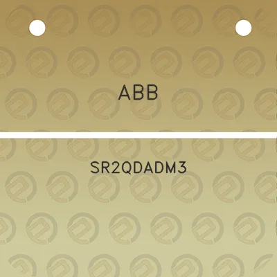 abb-sr2qdadm3