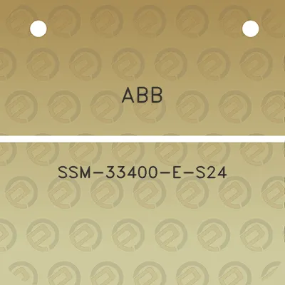 abb-ssm-33400-e-s24