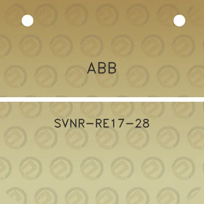 abb-svnr-re17-28