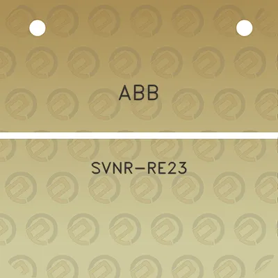 abb-svnr-re23