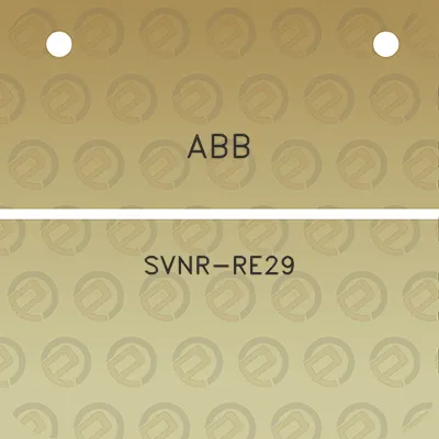 abb-svnr-re29