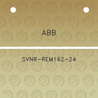 abb-svnr-rem162-24