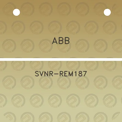 abb-svnr-rem187