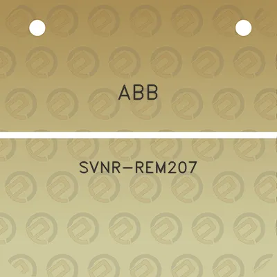 abb-svnr-rem207