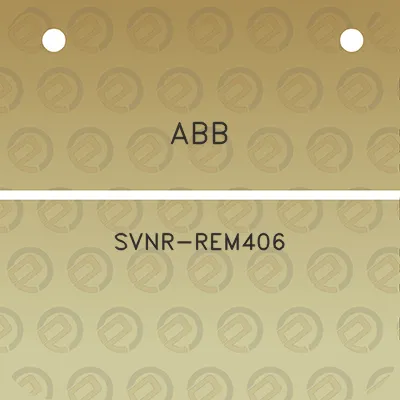 abb-svnr-rem406