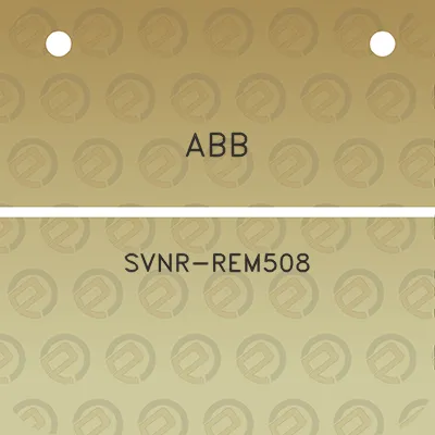 abb-svnr-rem508