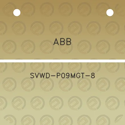 abb-svwd-p09mgt-8