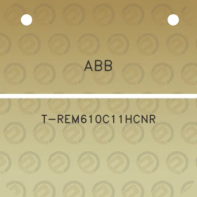 abb-t-rem610c11hcnr