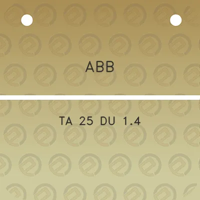 abb-ta-25-du-14