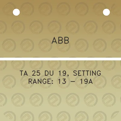 abb-ta-25-du-19-setting-range-13-19a