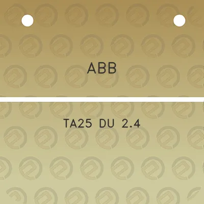 abb-ta25-du-24