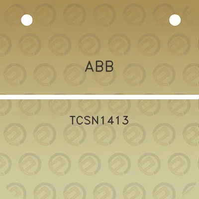 abb-tcsn1413