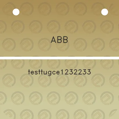 abb-testtugce1232233