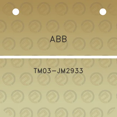 abb-tm03-jm2933