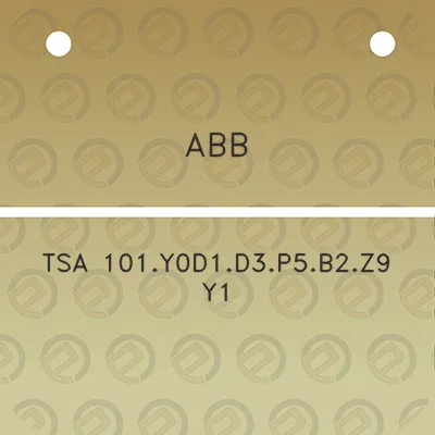 abb-tsa-101y0d1d3p5b2z9-y1